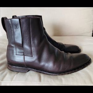 Authentic Louis Vuitton Men’s Wall St Chelsea Boot